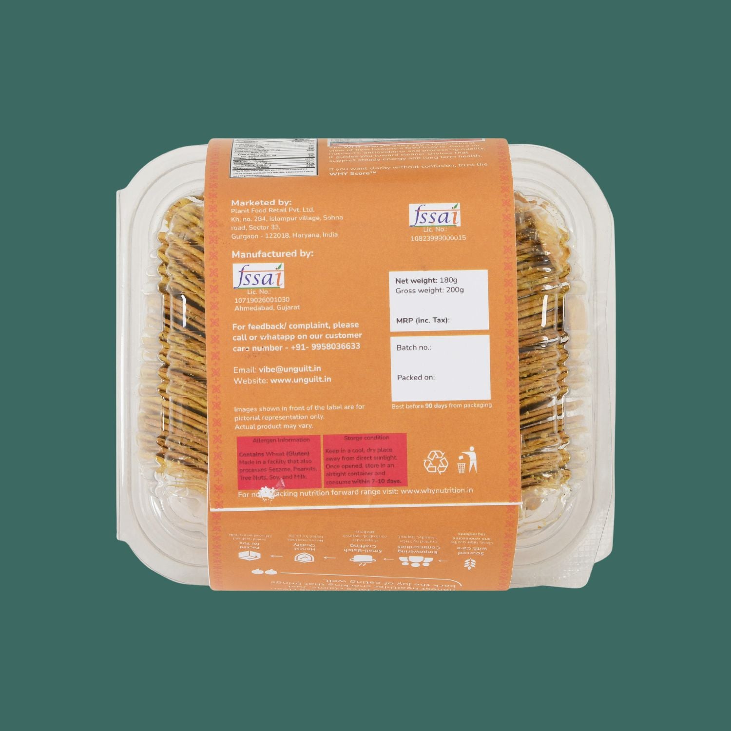 Methi, Khakhra Mini Chips Box (200g) - NOT Fried