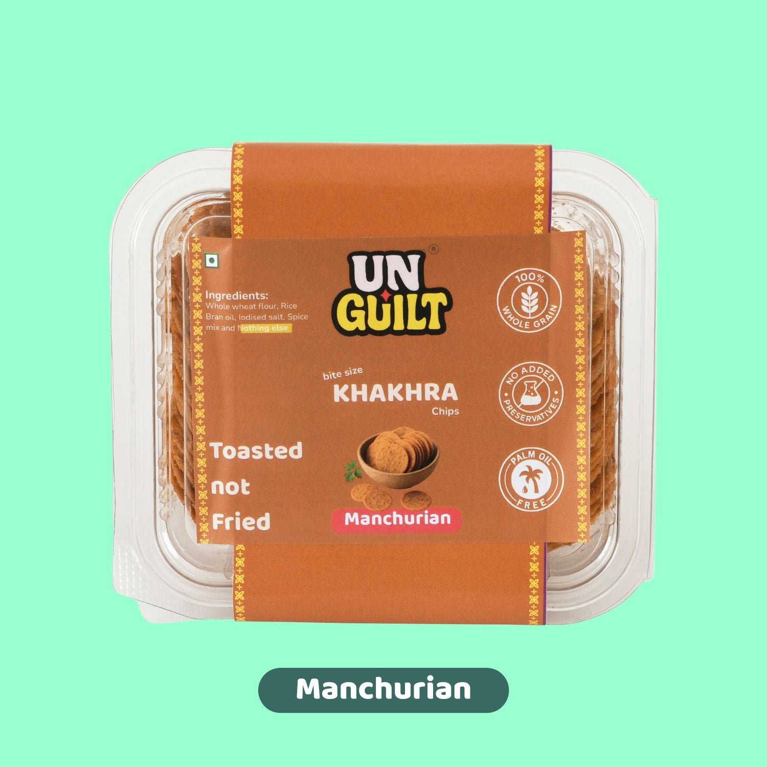 Manchurian, Khakhra Mini Chips Box (200g) - NOT Fried