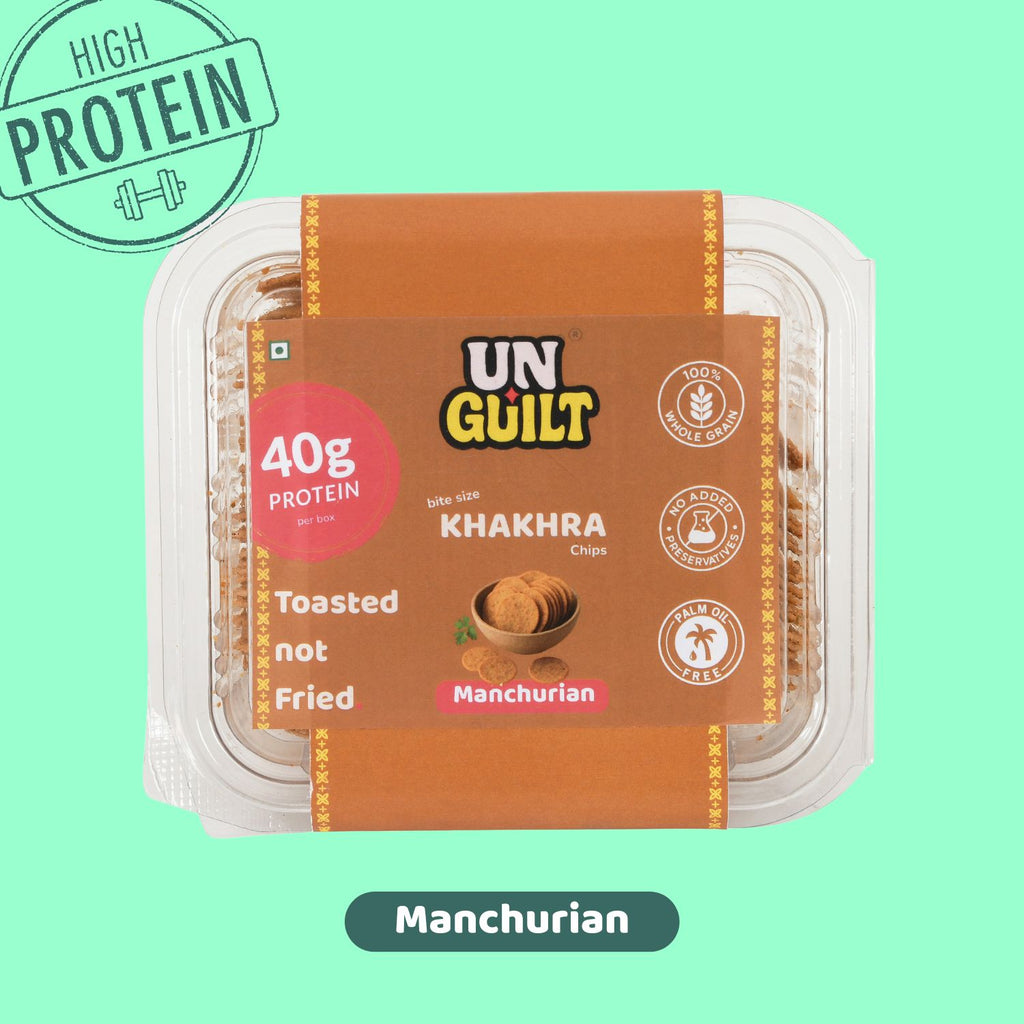 Manchurian Khakhra Mini Chips (180g) – 40g Protein – NOT Fried