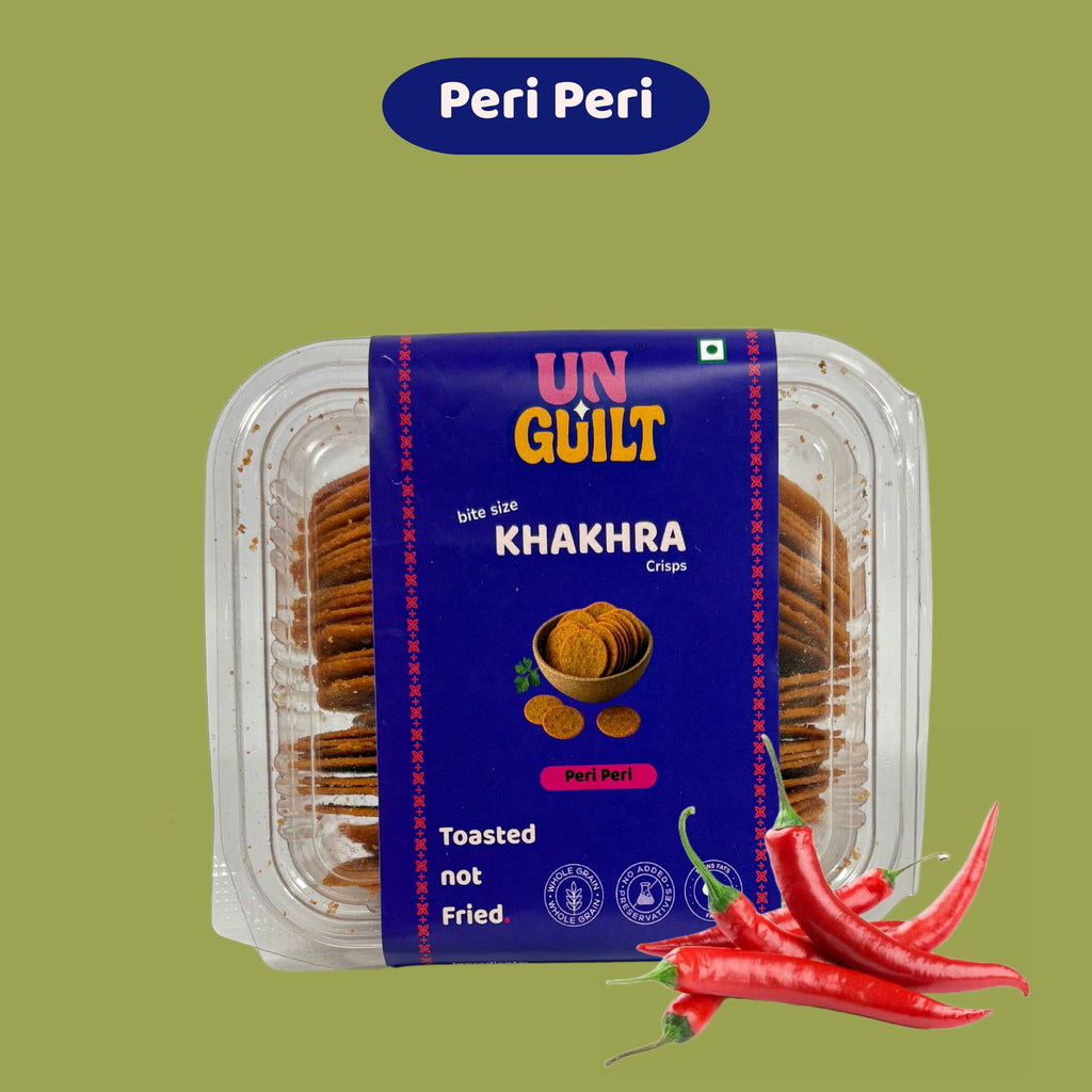 Peri Peri, Khakhra Mini Chips Box (200g) - NOT Fried - Unguilt